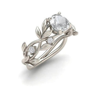 Crystal Silver Color Ring