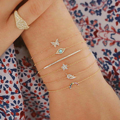 Butterfly Flower Bracelets