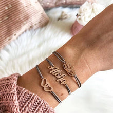 Load image into Gallery viewer, Leaves Knot  Gold Bracelet Set