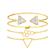 Load image into Gallery viewer, Arrow Knot Round Crystal Bracelet Set