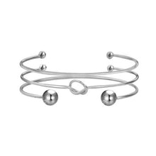 Load image into Gallery viewer, Arrow Knot Round Crystal Bracelet Set