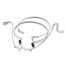 Load image into Gallery viewer, Arrow Knot Round Crystal Bracelet Set
