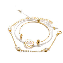 Load image into Gallery viewer, Arrow Knot Round Crystal Bracelet Set