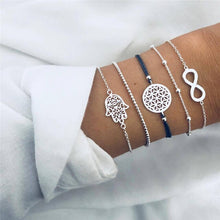 Load image into Gallery viewer, Turtle Heart Map Pineapple Bead Bracelet Set