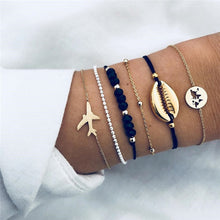Load image into Gallery viewer, Heart Feather Bracelet Sets