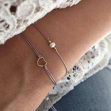 Load image into Gallery viewer, Heart Feather Bracelet Sets
