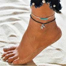 Load image into Gallery viewer, Starfish Turtle Anklet