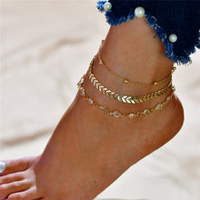 Load image into Gallery viewer, Gold Color Anklet