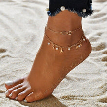 Load image into Gallery viewer, Star Moon  Anklet