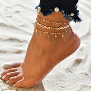Star Moon  Anklet
