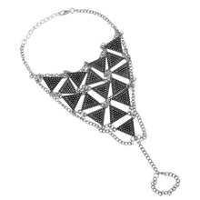 Load image into Gallery viewer, Geometric Triangle Anklet