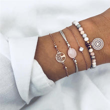 Load image into Gallery viewer, Tree Beads Bracelet Set